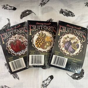 Counted Cross Stitch Fruit Tart Kits by Stoney Creek - NWT - FT08, FT11 & FT12